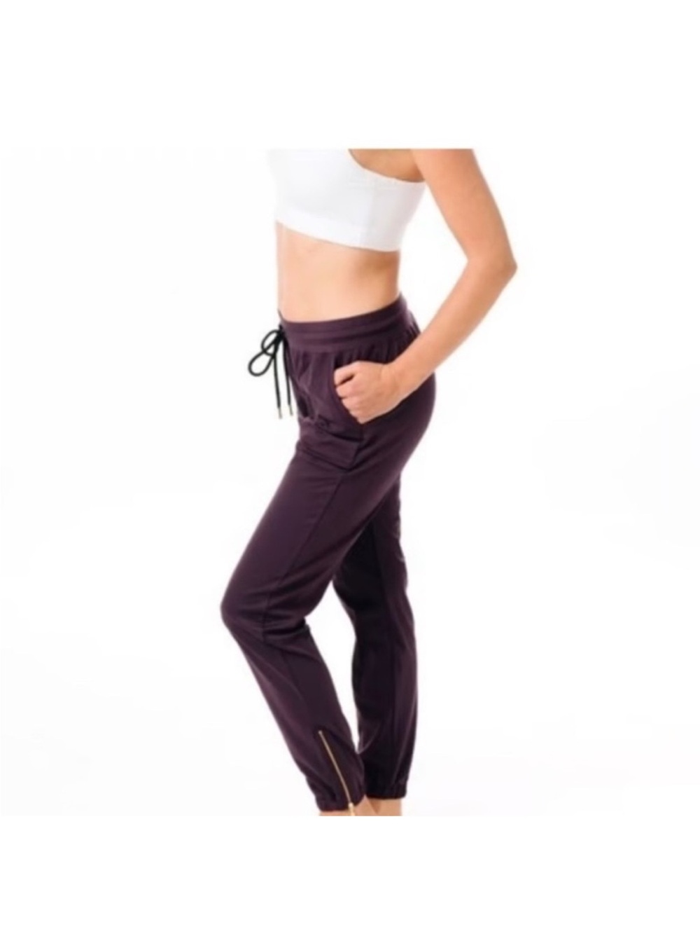 zyia peak joggers plum size small